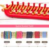 Plastic DIY Machine Sewing Tools Rectangle Wool Knitter Portable Weaving Loom Knitting Kit  Men