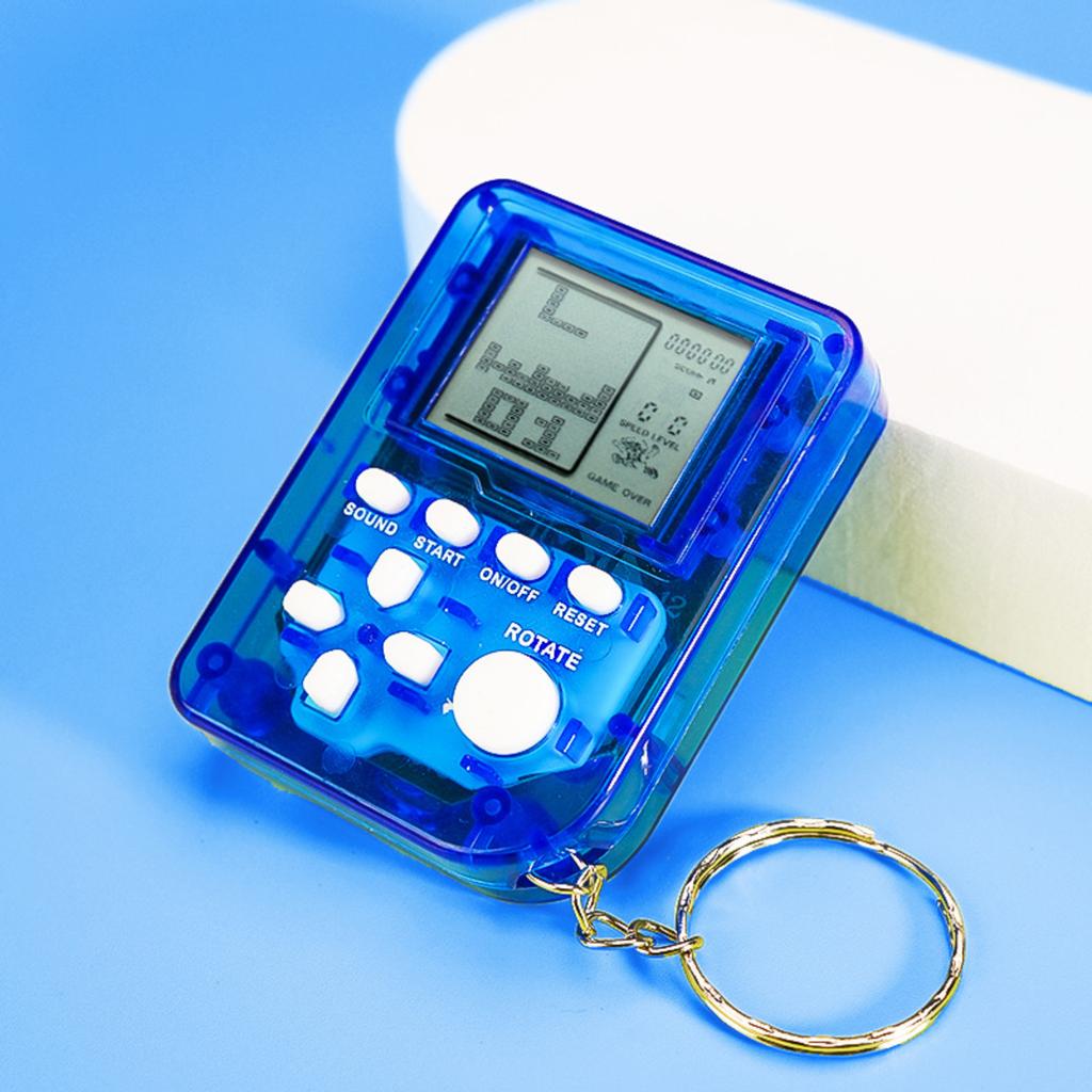 Блочная Электронная Игровая Консоль Ретро Портативная Игровая Консоль Брелок Подвеска