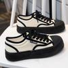 Platform Canvas Biscuit Shoes Women's Shoes Spring and Summer 2025 New Muffin Versatile Sports and Leisure Little White Shoes Board Shoes