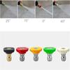 5pcs Spray Nozzles Spray Gun Connectors Nozzle Tips Adapters Kit Universal for High Pressure Washer