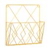 Wall Mounted Book Newspaper Storage Rack Metal Magazine Holder Tabletop Display Stand  for Home