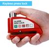 Bike Disc Brake Lock with Warning Rope High Decibels Anti-Theft Alarm Heavy Duty