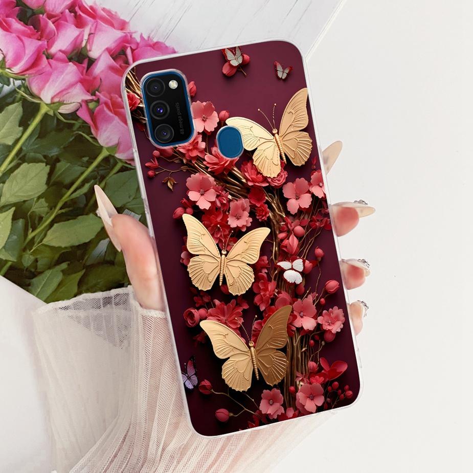 Чехол для Samsung Galaxy M21 SM-M215F Новый модный расписной чехол Мягкий силиконовый чехол для Samsung M21 2021 M 30 s Galaxy M30s Fundas