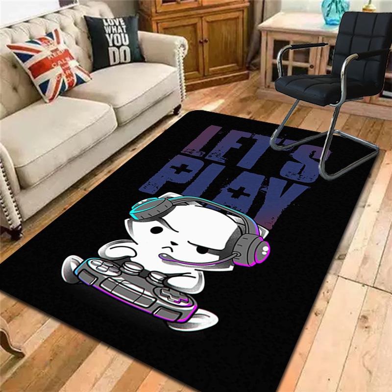 Gaming cat Rug Floor Mat for Living Room or Bedroom Soft and Comfortable Carpet a Gift for Birthday and Holiday.ZFF0913441