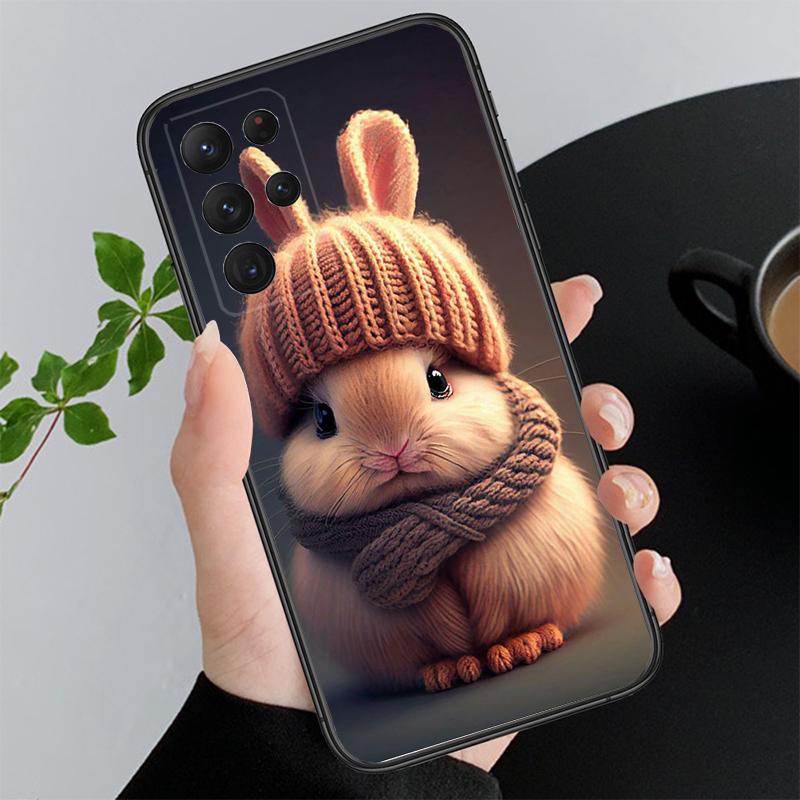 Чехол для телефона с изображением кролика для Samsung A52S A21S A33 A23 A13 A14 A32 A52 A53 A54 A51 A71 M51