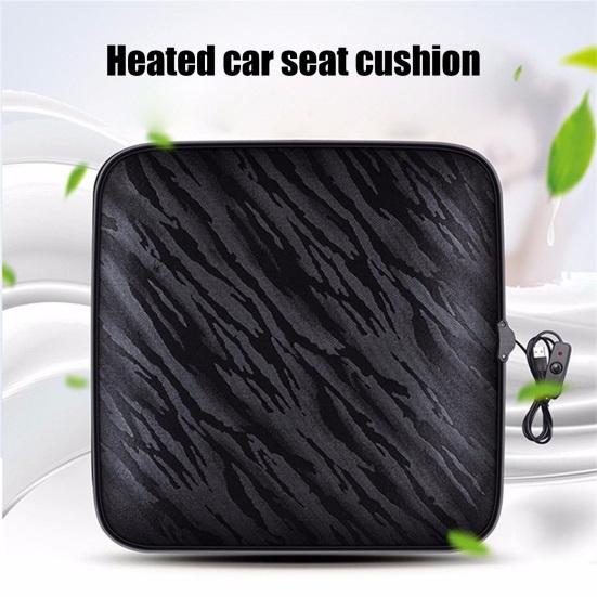 Car Seat Warmer Heating Evenly Plug And Play Non-slip Fast-Heating Switch Control Keep Warm USB 12V Heated Car Seat Cushion for Automobile