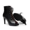2024 Newest High Top Latin Dance Shoes For Outdoor Women Street Salsa Tango Boots Open Toes Ballroom Women'S Heels