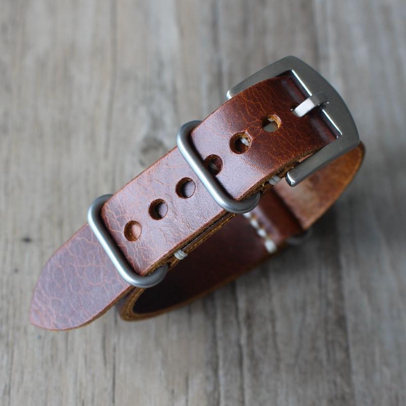 MERJUST 20 мм 22 мм 24 мм черный, коричневый, синий армейский ремешок для часов ручной работы Crazy Horse кожаный ремешок для часов Zulu Seiko браслет