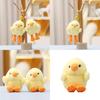 Cute Yellow Duck Plush Toy Keychain With Soft Short Pile For Bag Decor And Collectors
