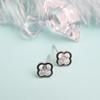 Серьги для женщин Серьги в корейском стиле Простые геометрические серьги с бриллиантами в виде цветка Простые персонализированные серьги