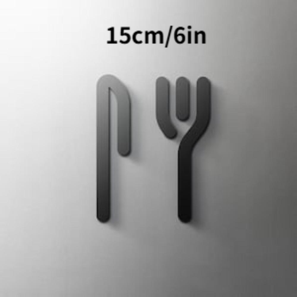 Laser Cut Acrylic 3D Self Adhesive Iron Art Door Decoration for Buffet Party Christmas Halloween