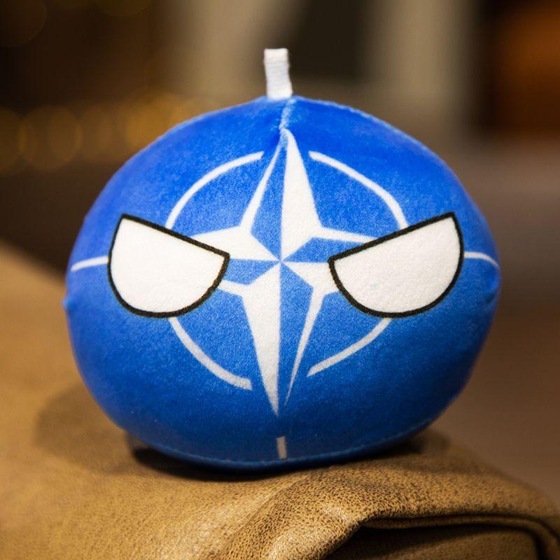 Polandball Национальный мяч Периферийный Китай Советский Союз Пельменная подушка Аниме Периферийный Фигурка Кукла Вторичный Элемент Милый