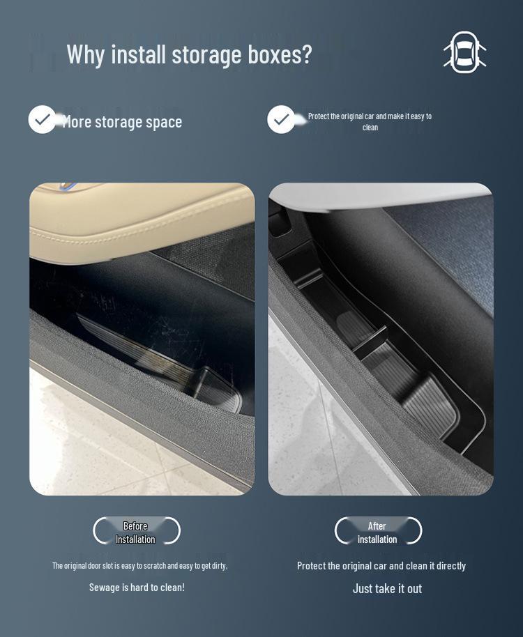 NIO ES6 Door Storage Box & Organizer (2023-24) - Car Interior Accessories