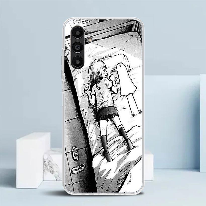 Чехол Oyasumi Punpun для Samsung Galaxy A17 A37 A57 A16 A26 A36 A56 A15 A14 A55 Чехол для телефона A13 A53 A25 A35 A24 A34 A23 A33 Galax