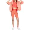 Nike Спортивные шорты для фитнеса Circa 72 с высокой талией, женские шорты цвета мандарин-оранжевый DM6778-861