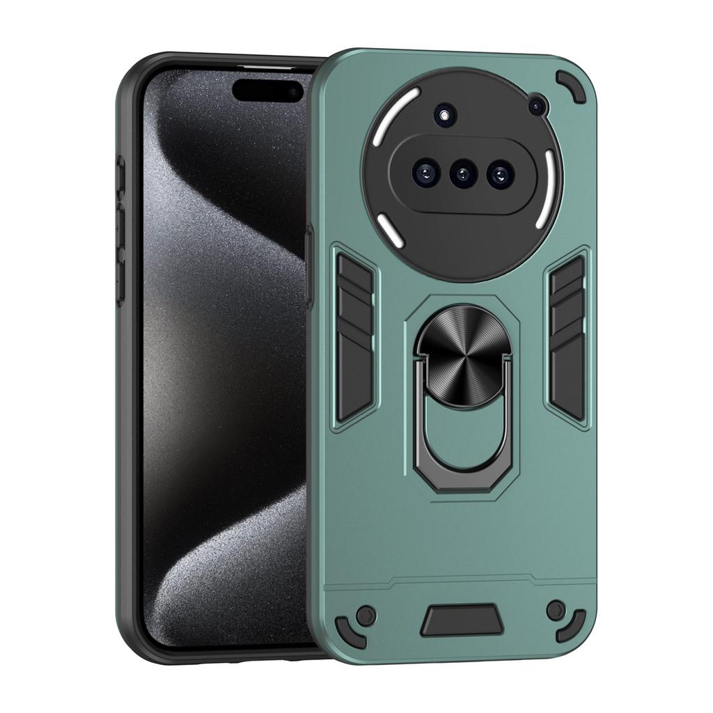 For Nothing Phone 4A 3A Pro Cover Ring Holder Armor Shockproof Phone Case Protection PC Hard Shell Back Cover