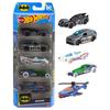 Hot Wheels Spielzeugautos Im Maßstab 1:64, Fünf-teiliges Set Von Fahrzeugen Im Batman-Stil, HXD61
