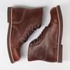 Ami Khaki Martin Crazy Horse Leather Retro Paratrooper Boots for Men & Women