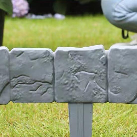 Искусственный камень Забор Ландшафтное обрамление Легкая установка Клумба Газон