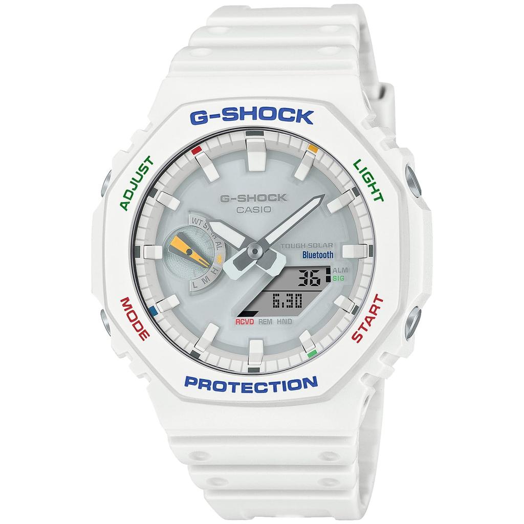 Casio Мужские часы G-Shock белые GA-B2100FC-7AJF [Официальный отечественный продукт]