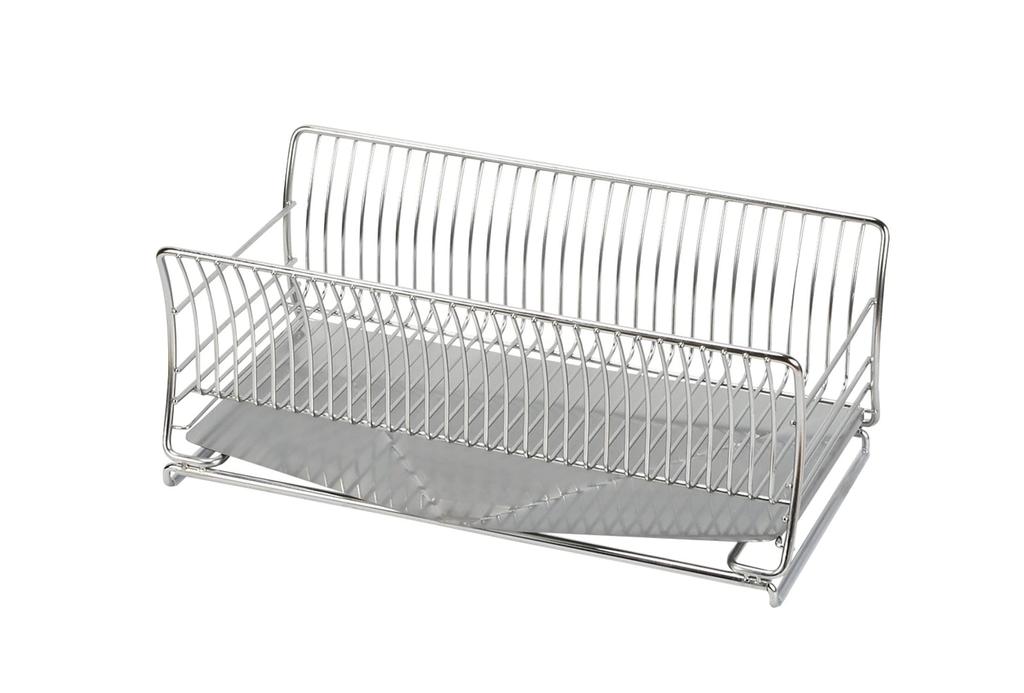 Pearl Metal Silicone Dish Drainer, Slim, Sliding Type, 18-8 Stainless Steel, Sustaina HB-5530