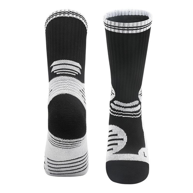 Children's Non-Slip Basketball Tube Socks for Autumn/Winter - High-Top Sports Toweling Socks for Boys & Girls