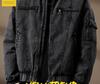 2025 Men's High-End Detroit Denim Workwear Jacket with White Duck Down Filling