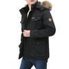 Dm 8XL Large Size Autumn and Winter Cotton Jacket for Men, Solid Color, Fashionable, Cold Resistant, Warm, Hooded Jacket, Winter Cotton Jacket for Men