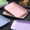 Serving Plate Food Grade Stackable Plastic Nordic Style Table Snack Serving Plate Dessert Tray Home