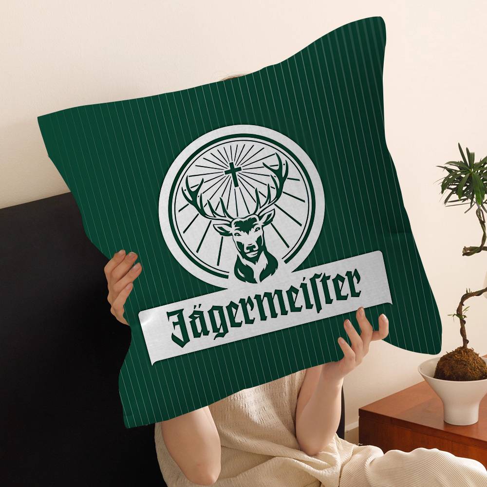 Hot J-Jagermeisters Personalized Picture Text Home Decorative Pillows Household Gifts 45X45Cm
