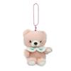 Взлетающий Медвежонок Падающий Плюшевый Брелок Ретро пастельных тонов медведь с милой цветочной вышивкой на воротнике Розовый