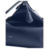 COACH Mott Messenger Bag 38 Silver Letter Logo Leather Crossbody Bag Large Men's Blue