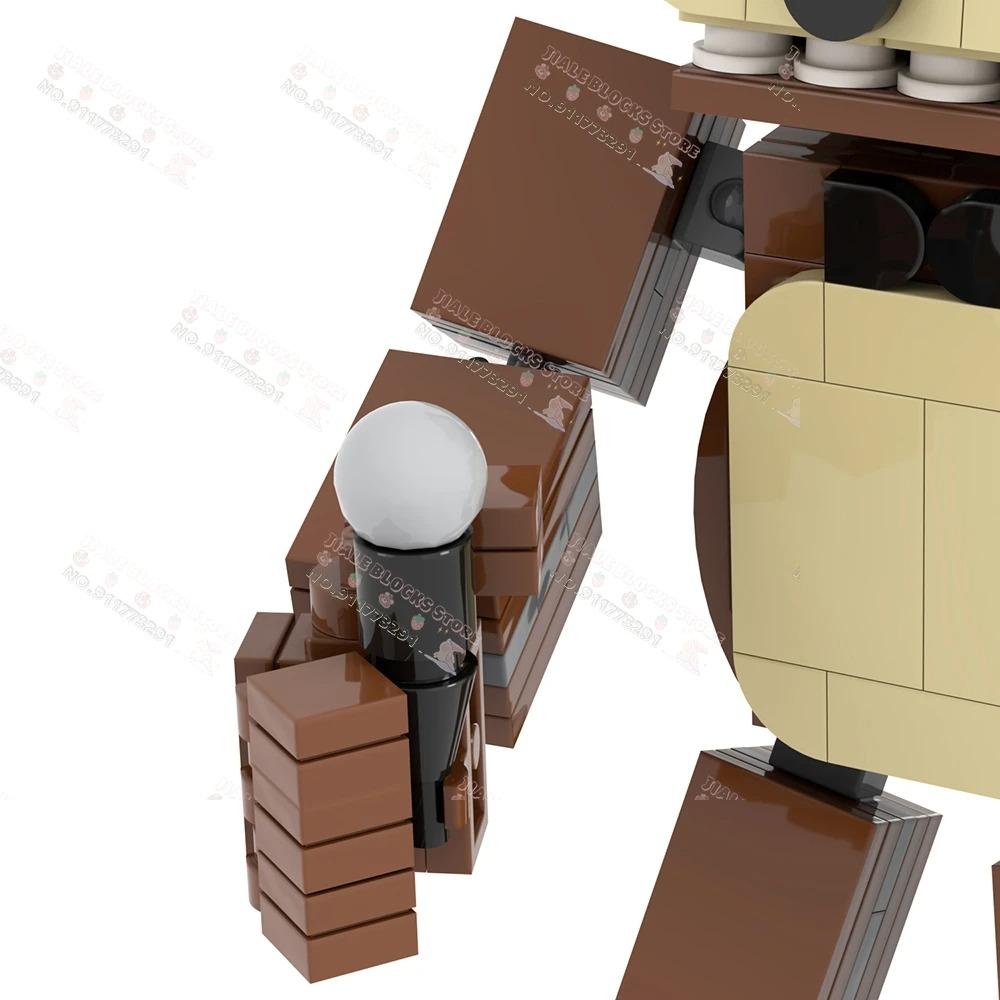 Персонажи игр ужасов MOC Строительные блоки Творческий Полуночный медведь Фигурки Украшения Модели Кирпичи Сборка Игрушки для детей