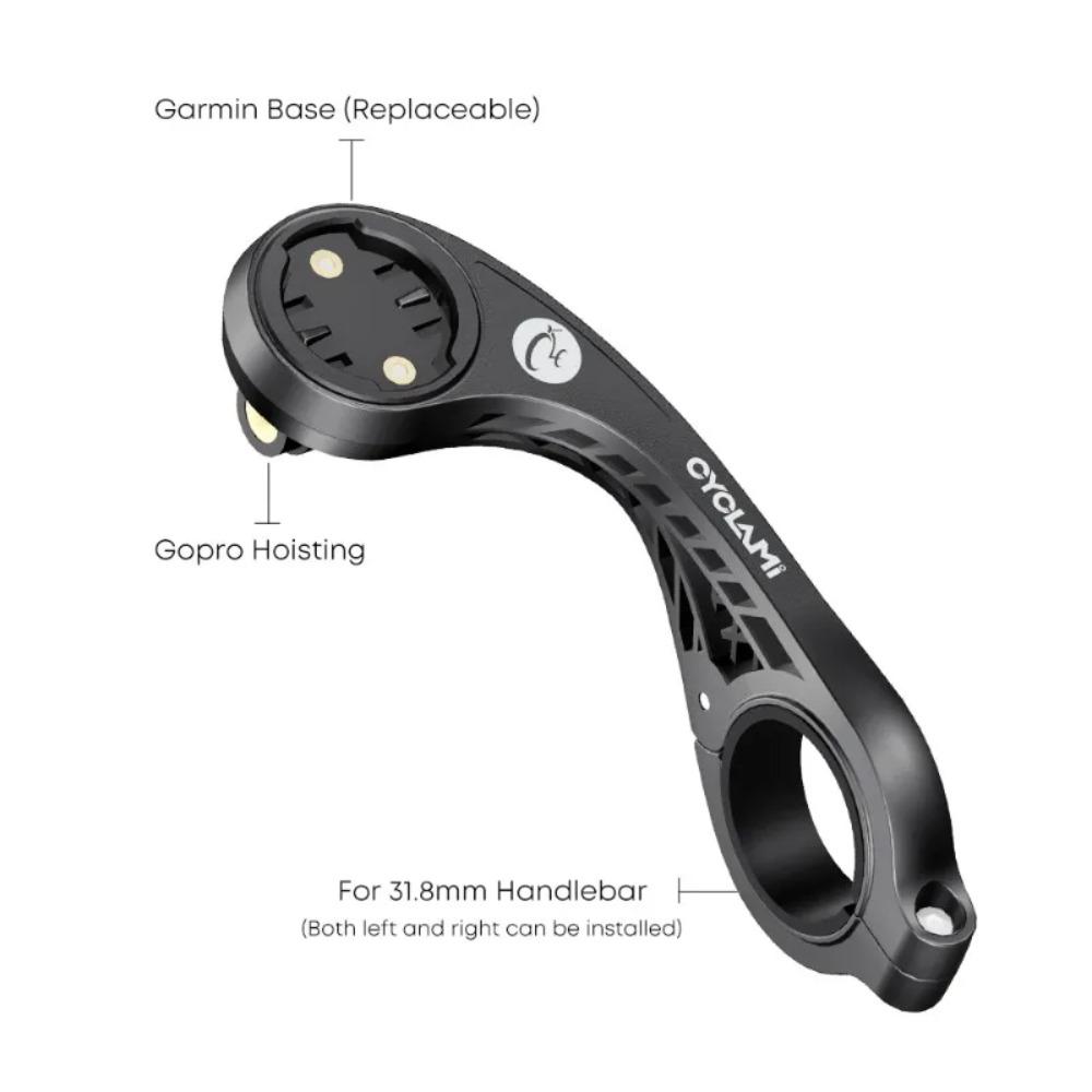 CYCLAMI S2 Aluminum Alloy Bike Computer Mount For Garmin IGpsport Magene XOSS Coospo GPS Headlight Holder MTB Road Bike Bracket