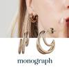 Монография Серьги Ария Mger0259 Позолота 14 карат