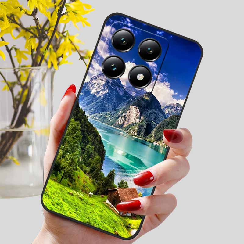 Для Xiaomi 14T / 14T Pro Чехол Модный Черный ТПУ Мраморный Расписной Чехол для Xiaomi 14T Pro Ударопрочный Корпус Capa Силиконовый Мешок 6.67''