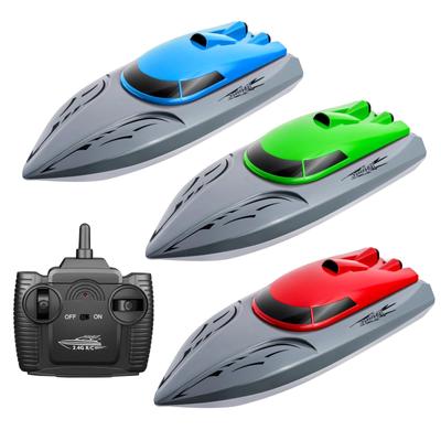 2.4G RC Лодка Высокая скорость 20 км/ч Пульт дистанционного управления SpeedBoat RC Корабль Игрушки для защиты от столкновений