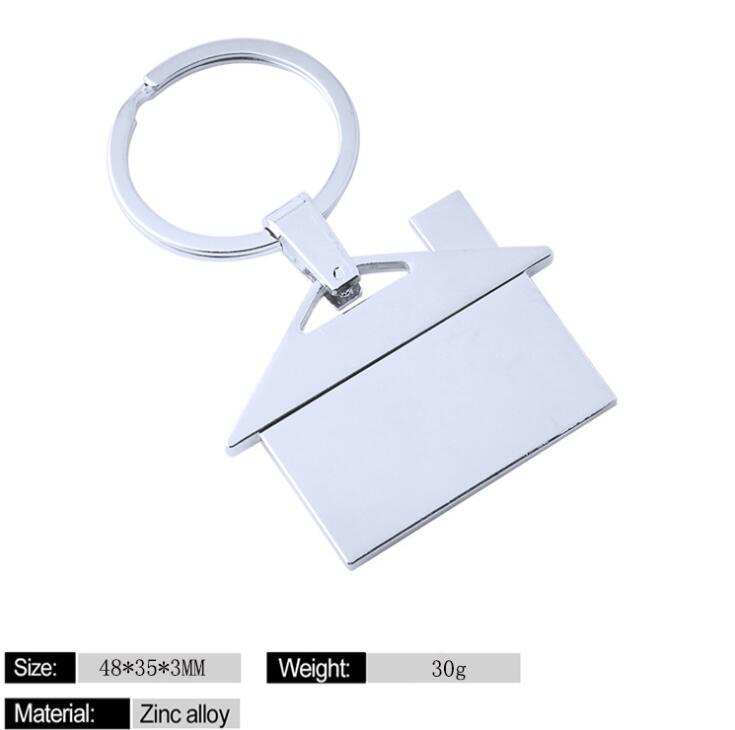 Брелок для ключей «Мультяшный дом с окном» для мужчин, милый женский брелок, креативный держатель для ключей, подарки на вечеринку