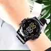 Kids Sport Watch LED Large Screen Breathable Hole Design Adjustable Sweatproof Multifunctional Comfortable To Wear  LED Digital Watch Daily Wear