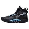 Li Ning Badfive 2 Износостойкие Дышащие Высокие Баскетбольные Кроссовки Мужские Черно-Синие ABFR001-1