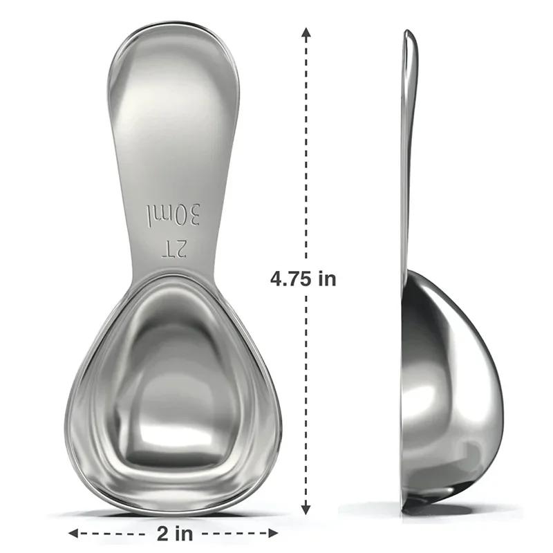 Ложки и мерные ложки для кофе Endurance из нержавеющей стали. Кофейная посуда, эргономичная столовая ложка — 1 или 2 столовые ложки.