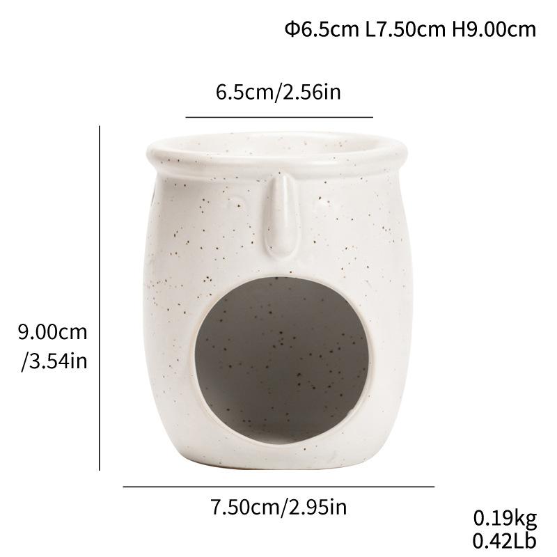 Керамическая ароматерапия и ароматерапия с подсвечником, креативный нагреватель ароматов для домашнего спа и медитации