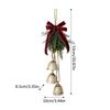 Creative Christmas Bell Pendant Metal Door Hanging Bell  Holiday Party Decorations