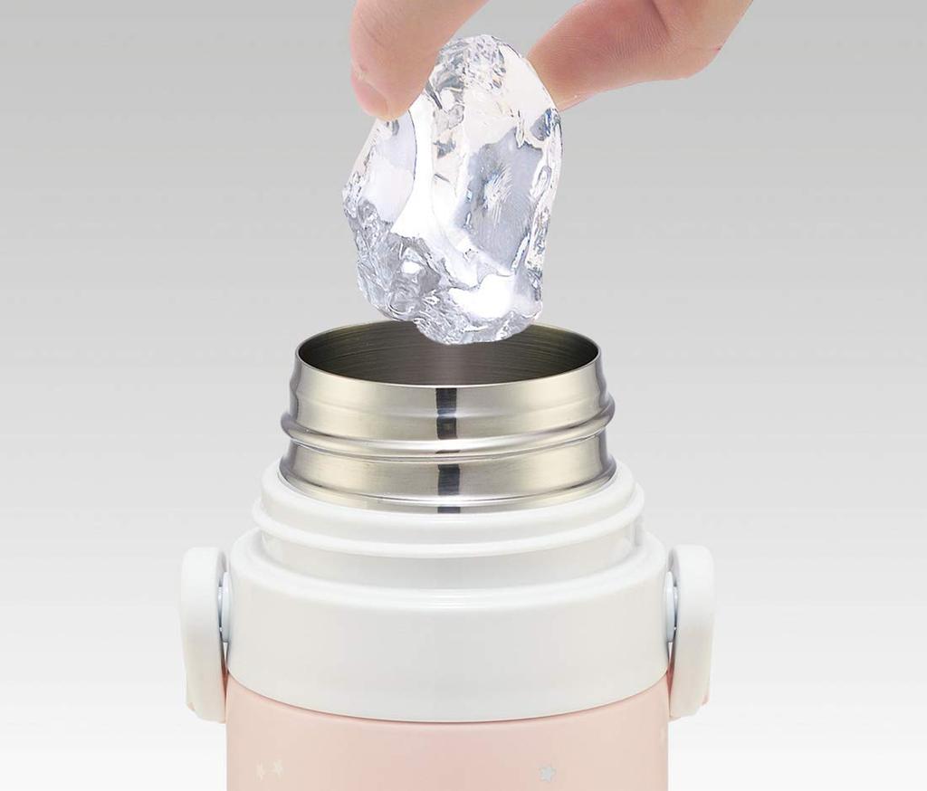 Бутылка для воды из нержавеющей стали Skater Kids 2WAY с чашкой Sumikko Gurashi Camp 430 мл SKDC4-A