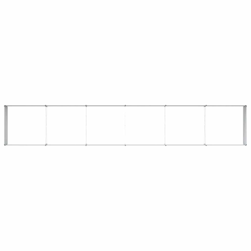Raised Bed Light Brown 480 x 80 x 45 cm Galvanized Steel