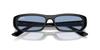 Ray-Ban Солнцезащитные очки RB4436D Черные / Синие линзы Размер 55