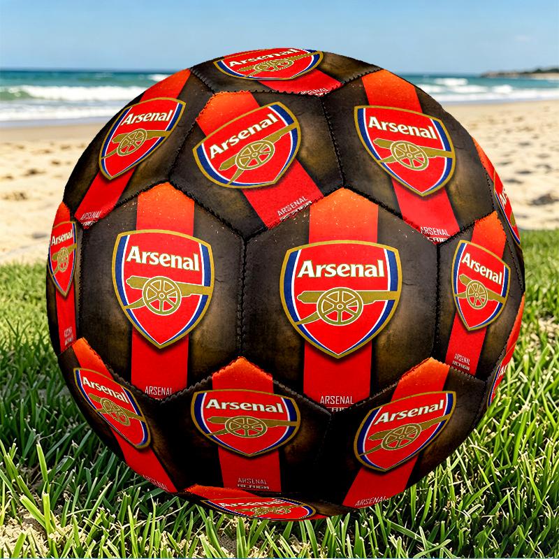Arsenal F.C Print Size 5 Soccer Ball, PU Wear Resistant Football for Match Training and Daily Practice, Birthday Gift for Soccer Fans
