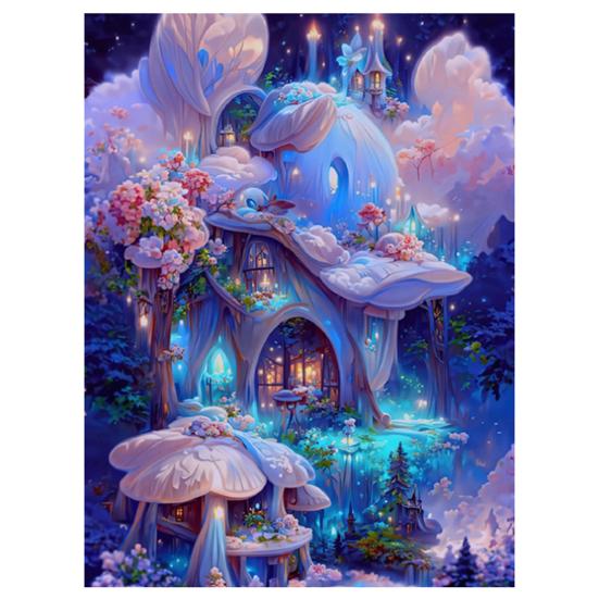 5D пейзаж Алмазный узор Artest Stream повышает креативность, уменьшает стресс, мозаика, алмазная вышивка, украшение для дома, сделай сам, подарок