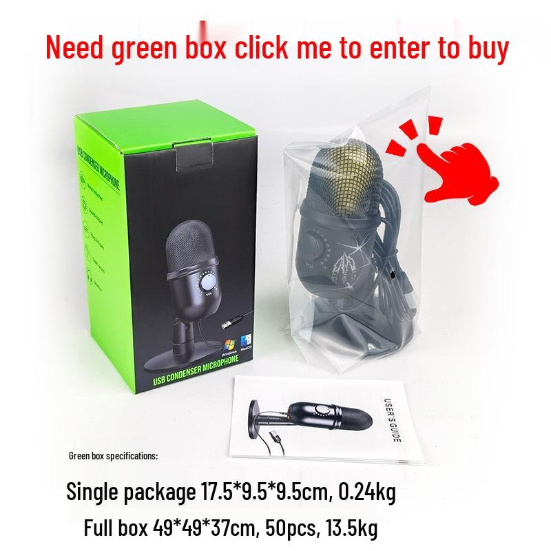 Энпинг USB Игровой Конденсаторный Микрофон с RGB Подсветкой для Стриминга и Караоке