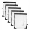 Foldable Drawstring Backpack Large Capacity Jelly Bag Casual PVC Transparent Bag  Sports